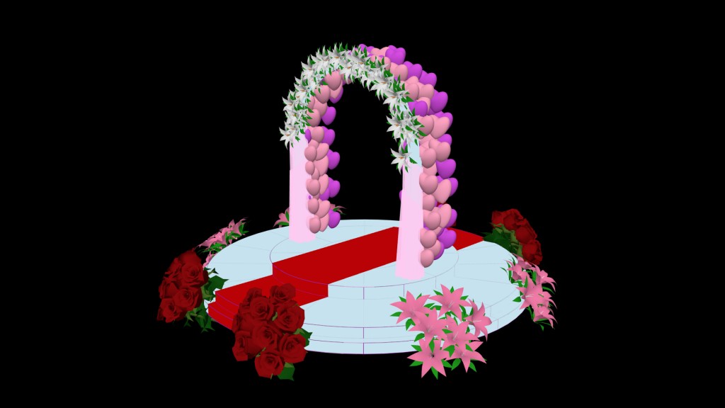 Wedding Arch Scene preview image 1